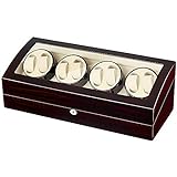 JQUEEN Watch Winder for Rolex Automatic Watches with Soft and Flexible Watch Pillows,8 Watch Winder with 9 Display Storage Box for All Size Watches
