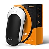 OCOOPA Hand Warmers Rechargeable, 15hrs Electric Hands Heater, 10000 mAh HandWarmer Portable Charger, 3 Levels Heating, Perfect for Golf, Hunting, Camping Gifts, H01