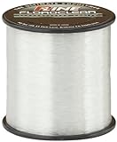 P-Line Floroclear Fluorocarbon Coated Low Memory Copolymer 1/4lb Spool, 20lb-600yd, Clear, 20-Pound, 600-Yard