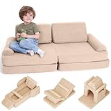 The Ultimate Modular Kids Play Couch - The Perfect Toddler Sofa For Hours of Fun Play Time Or Just Comfy Lounging - Boost Creativity And Easily Build Magical Forts And More In Your Playroom/Nursery