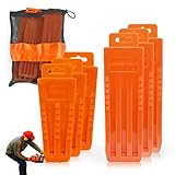 NEO-TEC 6 Pack Tree Felling Wedges, Chainsaw Wedges, 5.5'+8' Tree Cutting Equipment, Tree Cutting Equipment with Spikes for Safe Tree Cutting