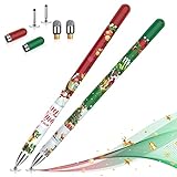 Stylus Pens for Touch Screens - Mixoo Christmas Custom 2-in-1 Universal Stylus 2 Pack High Sensitivity Disc Stylus with Magnetic Cap for iPad, iPhone, Tablets and All Other Capacitive Touch Screens