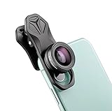 210° Fisheye Lens, Professional Cell Phone Lens for iPhone,Samsung,Pixel,BlackBerry,Ipad,Notebook,Etc,Fish Eye Lens