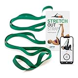 The Original Stretch Out Strap with Exercise Book – Made in the USA by OPTP – Top Choice of Physical Therapists & Athletic Trainers