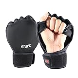 Weighted Hand Gloves 5lb(2.5lb Each), Soft Iron Fitness Gloves, Washable, for Gym Boxing Swimming Strength Training (5lb)