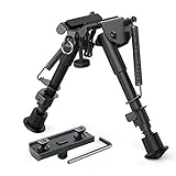 Xaegistac Rifle Bipod Adjustable 6-9 Inch Bipods with Quick Release Adapter for Picatinny/Mlok Rail,Lightweight and Stable for Hunting and Shooting