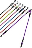 Taglory Double Dog Leash | Reflective Rope | No Tangle | Double Leash for Two Dogs | Puppy Small Medium Dogs | Purple