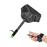 AMEYXGS Junior Archery Bow Release Aids for Compound Bow Release Trigger Quick Release Shooting Wrist Bow Release Adjustable Strap Right Left Handed for Children Youth (Green)
