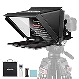 Neewer X12 Aluminum Alloy Teleprompter for iPad Tablet Smartphone DSLR Cameras with Remote Control, APP Compatible with iOS/Android for Online Teaching/Vlogger/Live Streaming, Carry Case Included