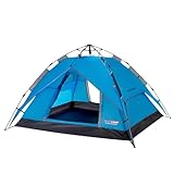 IDOOGEN Instant Tents for Camping, 2-3 Person Pop Up Camping Tent, 60s Easy Setup Waterproof Dome Tent for Camping Beach Outdoor Travel