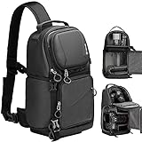 TARION Waterproof DSLR Sling Backpack with Tripod Holder and Rain Cover - For Photographers
