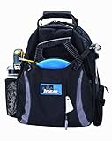 IDEAL Electrical 35-409 Tool Backpack - 18 in. Dual Compartment Backpack with Tiered Pockets, Adjustable Padded Shoulder/Chest Straps, YKK Zippers