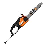 WORX WG304.2 Saw 18-Inch 15.0 Amp Electric Chainsaw with Auto-Tension, Chain Brake
