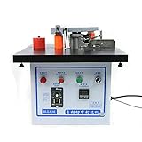 Woodworking Edge Bander Banding Machine Portable Edge Bander Curve Straight Edge Banding Machine With Speed Control 0-7m/min (110V, Adjustable speed) Double Side Coating Glue Edge Bander 1200W