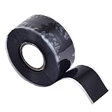 APORNI Self Sealing Fusing Silicone Tape,1 in Wide 15 Feet Heavy Duty & Leak Proof Rubber Waterproof Hose Tape Pipe for Water Emergency Pipeline Repair Cable Winding Insulating