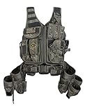 Spec Ops Tool Gear SF-18 DELTA Tactical Vest Tool Belt with Medium Pouches, Weight Dispersal Work Vest - The Medic (Digital Camo)