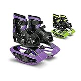 New Bounce Jumping Shoes - Kangaroo Jumping Shoes for Kids - Exercise Bouncing Moon Shoes - Size 1-6 (32-38 EU) Purple