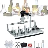 Glass Bottle Cutter, Upgrade Bottle Cutter with Complete Accessories, DIY Glass Cutter Kit for All Shapes And Different Angles Beer, Whiskey, Wine