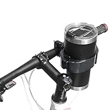 Recoil HBCH Universal Bike Motorcycle Handlebar Cup Holder, Accommodates 8-20Oz Cups and 20-30Oz Humbler Cups, Handlebar Coffee Drink Holder Cruiser Bike Mountain Road Bicycle Water Coffee Cup Holder