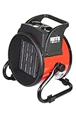 HeTR Portable Space Heater 1500 Watt Forced Air Heater with Ceramic Heater Element and Overheat Protection for Office Home Garage Workshop, ETL Listed