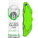 ERA Paints Green Brake Caliper Paint With Omni-Curing Catalyst Technology - 2K Aerosol Glossy Finish High Temp Resistance And Extreme Durability Against Color Fade And Chemicals Like Brake Fluid
