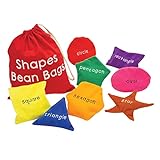 Educational Insights Shapes Beanbags, Learn Shapes, Toddler Learning Toy, Preschool Classroom Must Haves, Set of 8 Bean Bags, Ages 3+