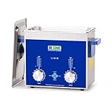 DK SONIC Ultrasonic Cleaner - Ultrasonic Jewelry Cleaner,Sonic Cleaner,Ultrasound Lab,Dental Tool,Carburetor,Gun,Parts,Denture Cleaning Machine with Encoded Timer and Heater(0.79Gal-3L)