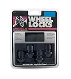 Gorilla Automotive 96641BDX Black Factory Style Wheel Lock Set (14mm x 1.50 Thread Size, 4-Pack)