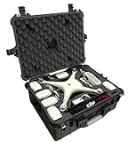 Case Club Pre-Cut Waterproof Compact Drone Case - Fits DJI Phantom 4 (Gen 2)