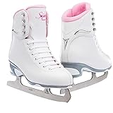 Jackson Ultima SoftSkate Womens/Girls Figure Ice Skates Color: White/Pink Size: 2 Misses
