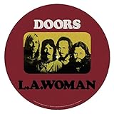 Pyramid International The Doors Turntable Record Slip Mat for Mixing, DJ Scratching and Home Listening (LA Woman Design) - Official Merchandise