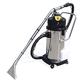 BJTDLLX 40L Commercial Carpet Cleaner, 3 in 1 Multi-Purpose Wet Dry Vacuum Cleaner Portable Carpet Cleaning Machine, 110V 1034W Sofa Curtains Vacuum Extractor Dust Cleaner Collector -40L