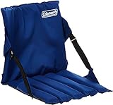Coleman Blue Portable Stadium Seat Cushion | Lightweight Padded Seat for Sporting Events and Outdoor Concerts | Bleacher Cushion with Backrest