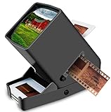 35mm Slide Viewer LED Transparency Viewer, 3X Magnification, Handheld Viewer for 35mm Slides & Film Negatives