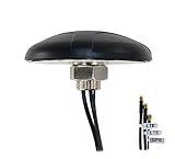 Proxicast 3-in-1 Professional Low-Profile MIMO LTE + GPS Screw Mount Combination Vehicle Antenna Compatible with Cradlepoint, Digi, Peplink and Other Modems/Routers (ANT-500-201)