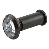 Prime-Line Products U 10313 Door Viewer, 9/16 in. Bore, 180-Degree View Angle, Classic Bronze, U.L. Listed