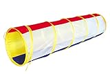 POCO DIVO 6-ft Hide-Seek Crawl Tunnel Kids Mesh Play Tent Toddler Pop-up Tube Pets Dogs Indoor Outdoor Toy