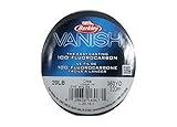 Berkley Vanish®, Clear, 6lb | 2.7kg, 110yd | 100m Fluorocarbon Fishing Line, Suitable for Saltwater and Freshwater Environments