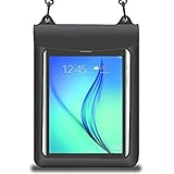 Waterproof Tablet Case Pouch for Samsung Galaxy Tab A8 10.5' Tab A7 10.4 A 10.1 S6 Lite S8 S7 S6 S5e S4 iPad 10.2 iPad Pro 11 iPad Air/Pritom 10 Surface Go Dragon Touch Acer Android Tablets (Black)