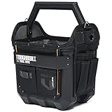 ToughBuilt - 12 In Tool Tote w/Waterproof Base - Riveted Pocket Panels - 3 Tool Dividers, Quick Release Handle - (TB-CT-82-12)
