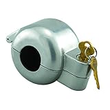Defender Security EP 4180 Doorknob Lock-Out Device, Gray, Key Lock, 2-7/8 in Diameter