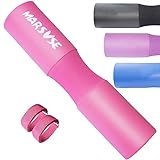 MARSVSE Colorful Squat Pad - Barbell Pad for Squats, Lunges and Hip thrusts - Protective Pad Support for Neck, Shoulder and Hip Joints. (New Pink)