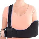 VELPEAU Medical Sling Immobilizer - Rotator Cuff Support Brace - Comfortable for Shoulder Injury, Left and Right Arm, Men and Women, for Broken, Dislocated, Fracture, Strain (Large)