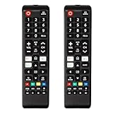 【Pack of 2】 Universal Remote for Samsung TV Remote, Replacement Compatible with Samsung Smart TV, LED, LCD, HDTV, 3D, Series TV1
