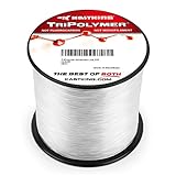 KastKing TriPolymer Advanced Monofilament Fishing Line, ICE Clear, 8LB, 3191YDS