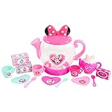 Minnie Mouse Terrific Teapot, Kids Pretend Play Tea Set, Kids Toys for Ages 3 Up