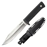Cold Steel SRK Survival Rescue Tactical Fixed Blade Knife with Secure-Ex Sheath - Standard Issue Knife of The Navy Seals, San Mai Steel
