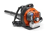 Husqvarna 150BT Gas Leaf Blower, 51-cc 2.16-HP 2-Cycle Backpack Leaf Blower, 765-CFM, 270-MPH, 22-N Powerful Clearing Performance and Ergonomic Harness System