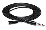 Hosa MHE-325 3.5 mm TRS to 1/4' TRS Headphone Adaptor Cable, 25 Feet