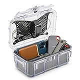 Evergreen 57 Waterproof Dry Box Protective Case - Travel Safe/Mil Spec/USA Made - for Cameras, Phones, Ammo Can, Camping, Hiking, Boating, Water Sports, Knives, & Survival (Clear)